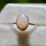 Stunning Mintabie Australian Opal Ring
