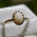 Mintabie Australian Opal Ring