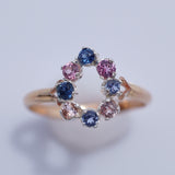 Rose Gold Yogo Montana Sapphire Ring