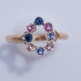 Rose Gold Yogo Montana Sapphire Ring