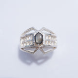 Multicolored Montana Sapphire Ring, .50ct