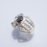 Multicolored Montana Sapphire Ring, .50ct