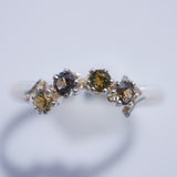 4 Stone Montana Sapphire Ring