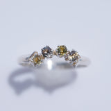 4 Stone Montana Sapphire Ring