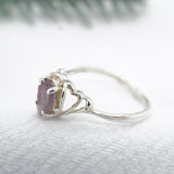 Pink Montana Sapphire Ring
