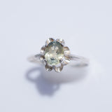 Green Yellow Montana Sapphire Ring