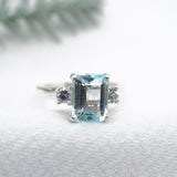 The Blues, Sky Blue Topaz & Montana Sapphire Ring
