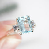 The Blues, Sky Blue Topaz & Montana Sapphire Ring