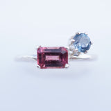 Tourmaline and Montana Sapphire Ring
