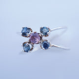 Montana Sapphire Criss Cross Cluster Ring