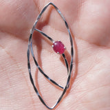 Pink Solitary Orbit Pendant