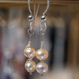 Pink Freshwater Pearl Earrings