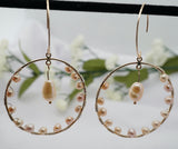 Gold-Filled Pink Freshwater Pearl Earrings
