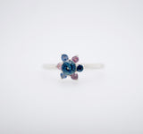 "Blues and Pinks" Montana Sapphire Ring