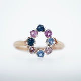 Rose Gold Yogo Montana Sapphire Ring