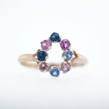 Rose Gold Yogo Montana Sapphire Ring