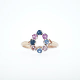 Rose Gold Yogo Montana Sapphire Ring
