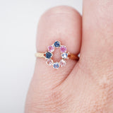 Rose Gold Yogo Montana Sapphire Ring