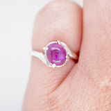 Rare Pink Montana Sapphire Ring