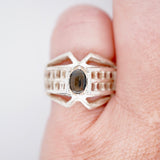 Multicolored Montana Sapphire Ring, .50ct