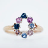 Rose Gold Yogo Montana Sapphire Ring
