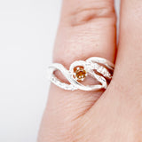 Rare Padparadscha Montana Sapphire Ring