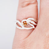 Rare Padparadscha Montana Sapphire Ring