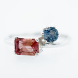 Tourmaline and Montana Sapphire Ring