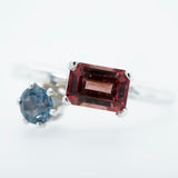 Tourmaline and Montana Sapphire Ring