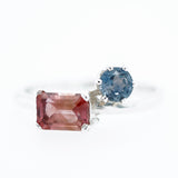 Tourmaline and Montana Sapphire Ring