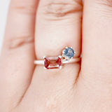 Tourmaline and Montana Sapphire Ring