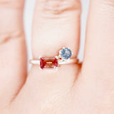 Tourmaline and Montana Sapphire Ring