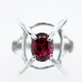 Beautiful Sterling Silver Rhodolite Garnet Ring