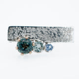"Geometric" Montana Sapphire Ring