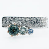 "Geometric" Montana Sapphire Ring