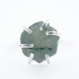 "Rough Step" Montana Sapphire Ring