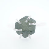 "Rough Step" Montana Sapphire Ring
