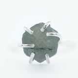 "Rough Step" Montana Sapphire Ring