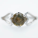 "Hearts Connected" Montana Sapphire Ring