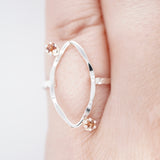 Rare Padparadscha Montana Sapphire Ring