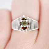 Stunning "Pyramid" Montana Sapphire Ring