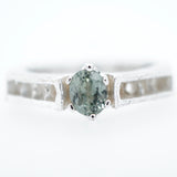 Aqua Montana Sapphire Ring