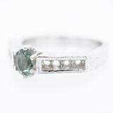 Aqua Montana Sapphire Ring