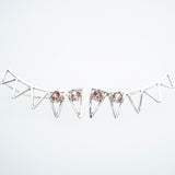 Padparadscha Montana Sapphire Earrings