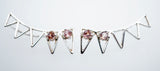 Padparadscha Montana Sapphire Earrings
