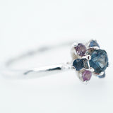 "Blues and Pinks" Montana Sapphire Ring