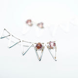 Padparadscha Montana Sapphire Earrings