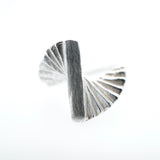 Sterling Silver Fan Wave Ring