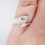 Handmade Sterling Silver Leopard Ring