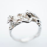 Lily Pad Frog Ring